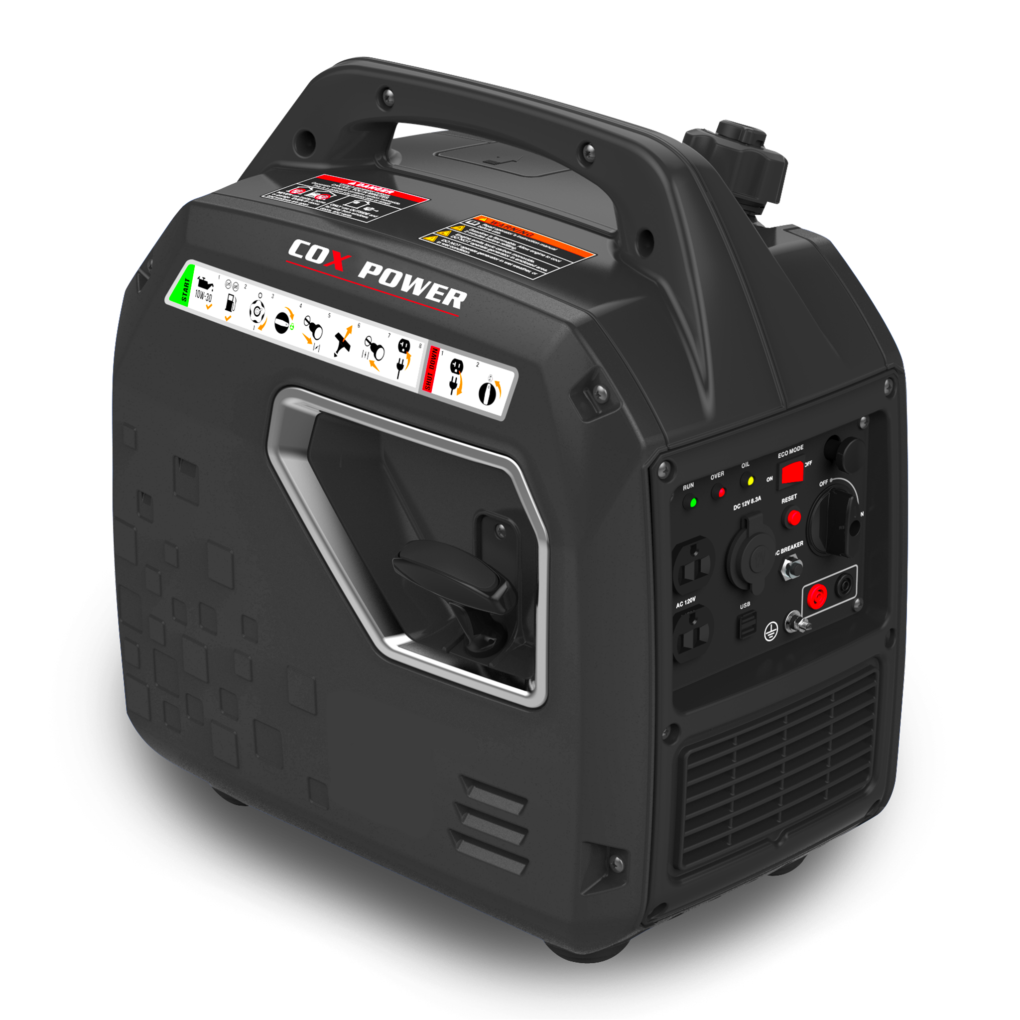 Product Image of a COX Power 3kw Recoil Start Inverter Generator