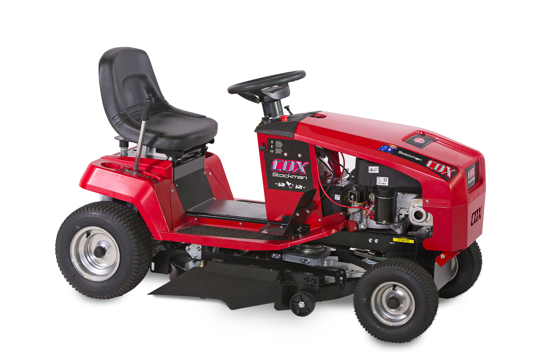 Cox 16.5 hp ride on mower sale