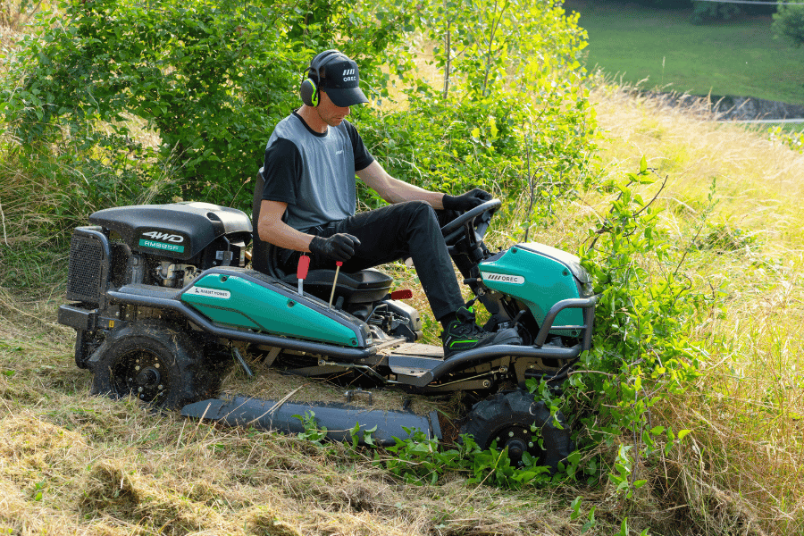 Which Australian retailers specialise in rugged lawn mowers for commercial use?