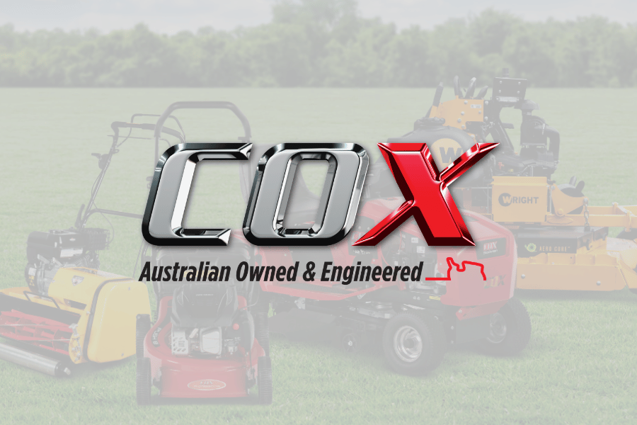 Which stores in Australia specialise in professional-grade outdoor equipment and lawn mowers?