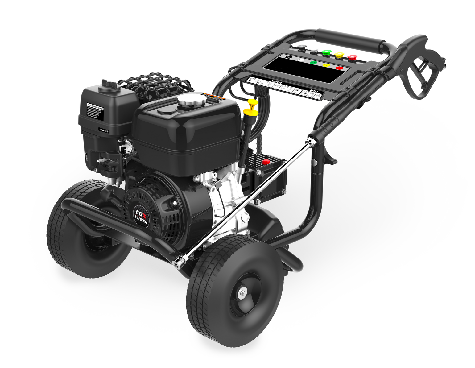 COX Power Commercial Series Pressure Washers, available in 3600psi to 43000psi