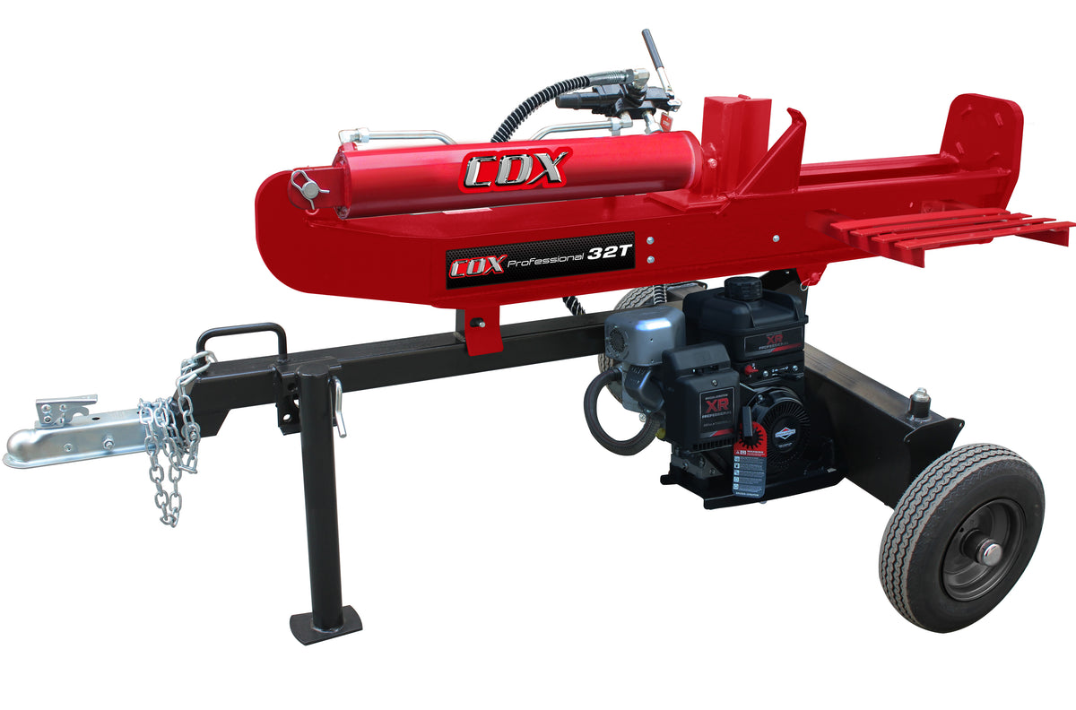Our extensive range of manual and powered Professional Log splitters - available in 12T Man, 12T, 27T,32T and 37T are designed to split your gnarly wood chunks, branch crotches, end cuts and firewood logs with ease, ensuring maximum efficiency and optimal productivity. The manual 12T is perfect to have as a stand by on your ute’s tray and the hydraulic units range from 12T through to 37T operating both horizontally and vertically.