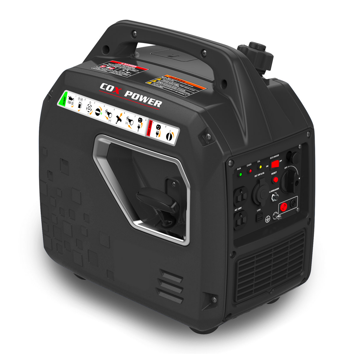 Product Image of a COX Power 2.2kw Recoil Start Inverter Generator