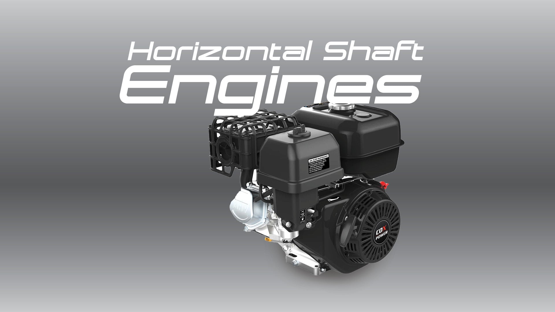 Horizontal Shaft Engines – COX MOWERS