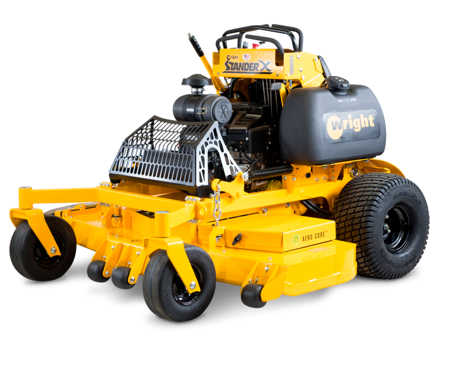 Product photo of the front/left hand side profile of the the Wright Stander® X Gen2